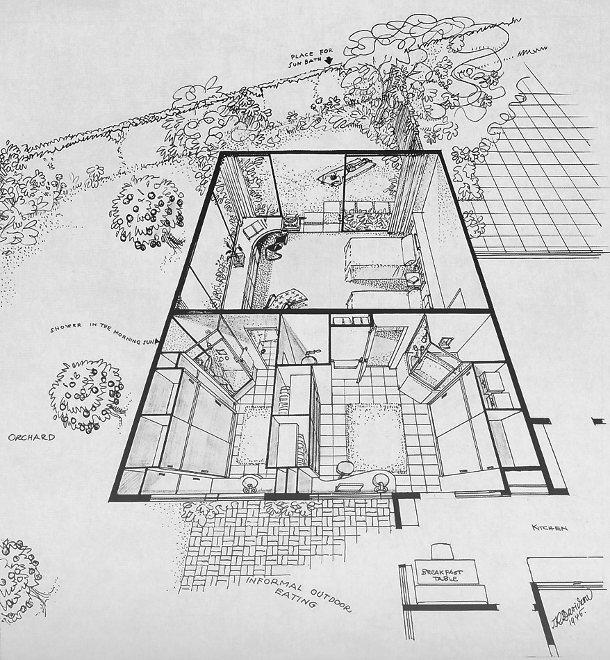 Case Study House 1 Atomic Redhead